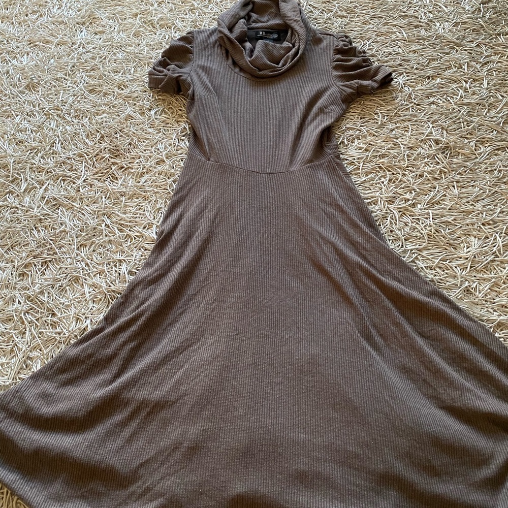Elegant fall winter sweater dress M
